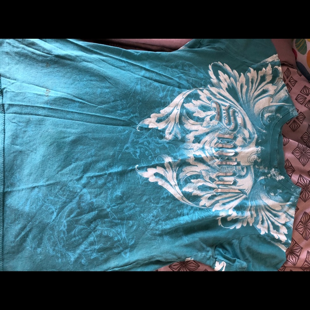 Teal Sinful ladies tee